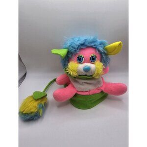 Popples Flower Plush 5" Honeysuckle Vtg 1987 Stuffed Invertible Pink Yellow Blue